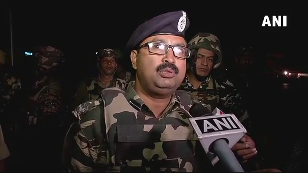 There was an attack on 3 vehicles returning from secretariat duty. Area being searched: CRPF DIG Sanjay Sharma on Sanat Nagar Chowk attack, J&K