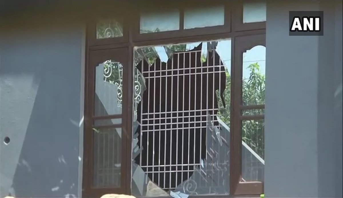 Jammu and Kashmir: Houses damaged in ceasefire violation by Pakistan in Samba's Ramgarh   