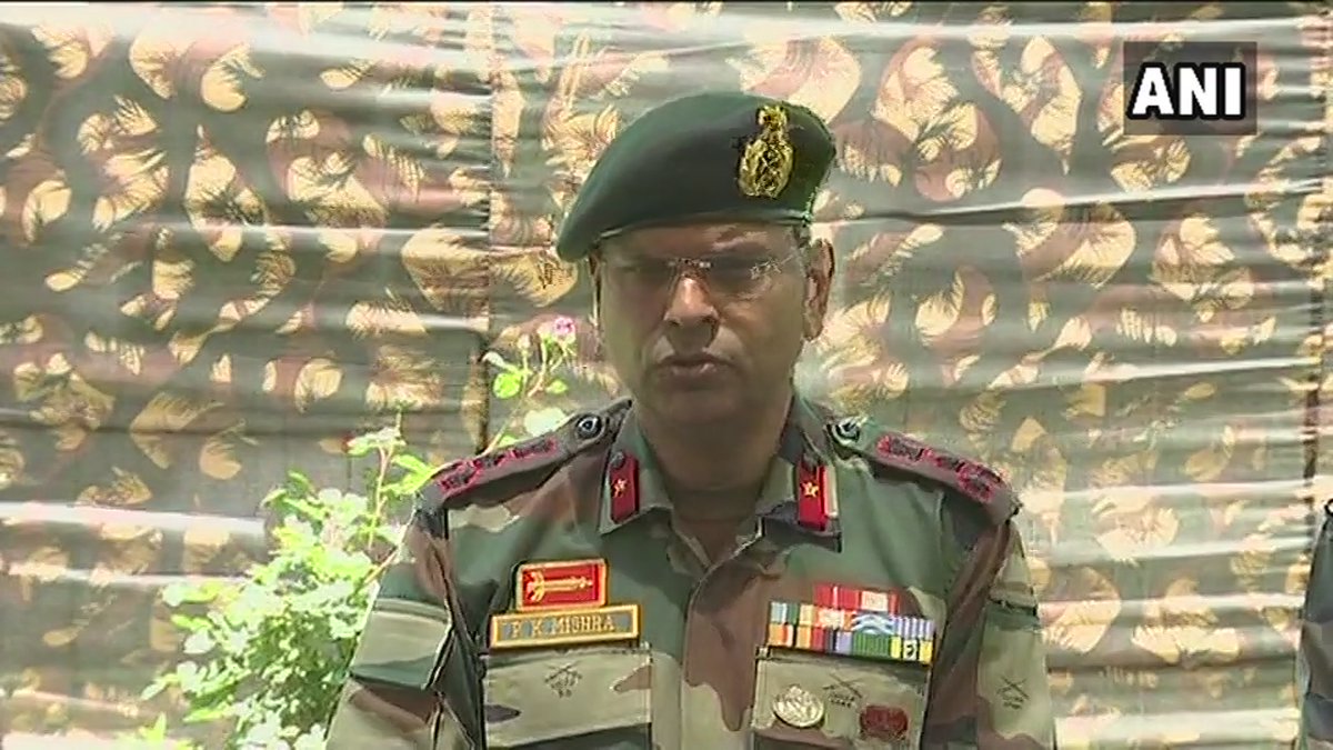 This group of militants was very heavily armed with modern weaponry. Recoveries from them are indicative of aidingandabetting by Pakistan as lot of items have Pakistani markings on them. Movement of this infiltrating column was  from very close to the Pakistani force across LoC: Indian Army   