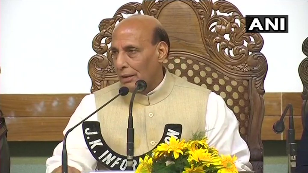 They(Separatists) can play any kind of politics, but they should not play with future of children, these children not only children of Kashmir but also of India, they are an asset.Keeping this in mind we took back cases of first time stone pelters: HM Rajnath Singh in Srinagar