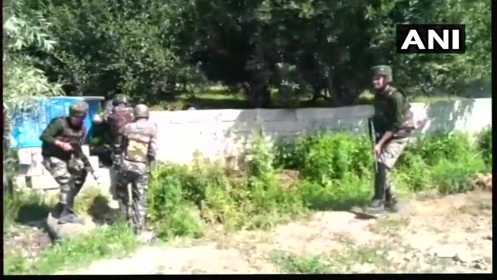 Militants opened fire at a joint check point of CRPF and Police near Pulwama's Gangoo  
