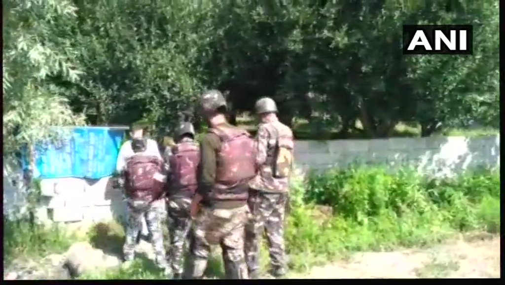 Militants opened fire at a joint check point of CRPF and Police near Pulwama's Gangoo  