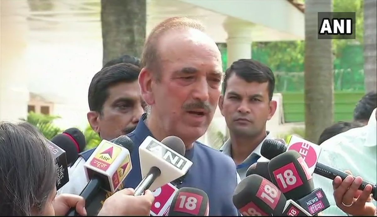 Whatever has happened is good. People of J&K will get some relief. They (BJP) ruined Kashmir and have  pulled out, maximum number of civilian and army men died during these 3 years. That question does not arise (on forming alliance with PDP): GN Azad, Congress   