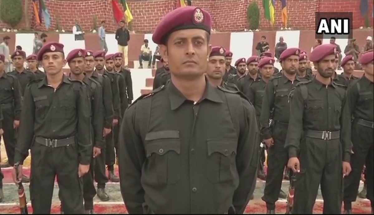 Lethpora: Visuals from Passing Out cum Attestation Parade of 5th Basic Recruit Training Course (BRTC) batch of 790 constables of Jammu and Kashmir Police, held earlier today. 