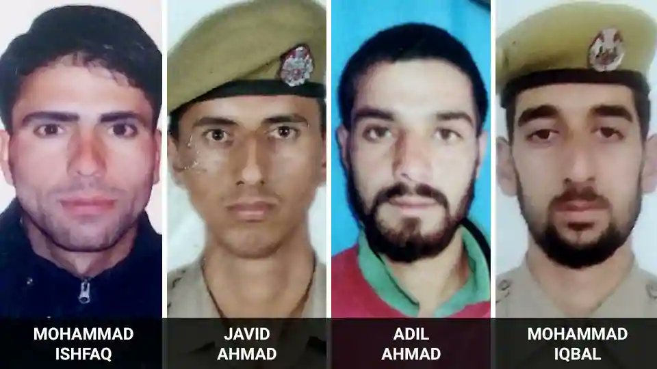 4 policemen killed by militants in Kashmir after Hizbul commander gunned down    