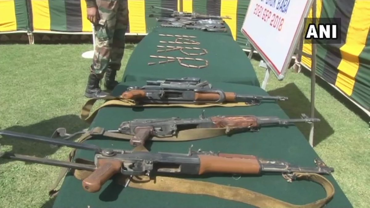 Jammu And Kashmir: The encounter between security forces and militants concluded in Bandipora. 5 militants were killed in the joint operation carried out by Army, Police and CRPF. Huge cache of arms and ammunition were recovered.   