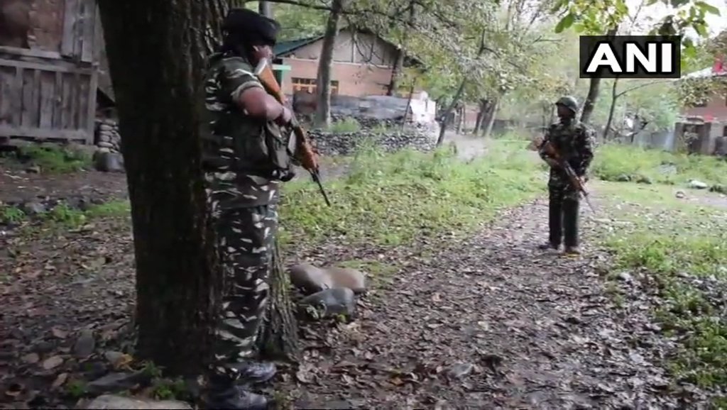Body of a militant recovered following an encounter with security forces in Pulwama's Tral. Search operation continues. Jammu And Kashmir (visuals deferred by unspecified time)   