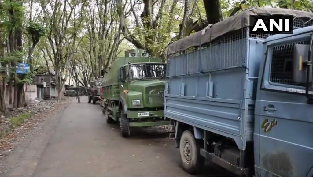 Body of a militant recovered following an encounter with security forces in Pulwama's Tral. Search operation continues. Jammu And Kashmir (visuals deferred by unspecified time)   