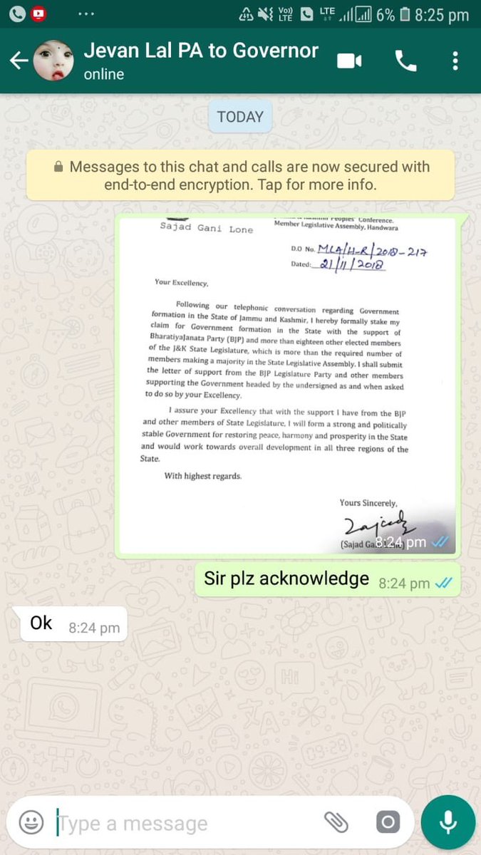 Sajad Lone stakes claim to form government in Jammu and Kashmir. Claims support from BJP and others MLAs. Rebel PDP MLA Imran Ansari tells that they have support from 18 MLAs and BJP to form Govt.   