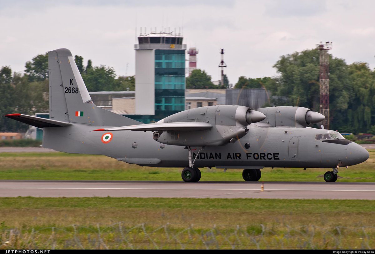 Indian Air force still active near the border with Pakistan: Hindustan 748-247 H2066, Antonov An-32 K2668   