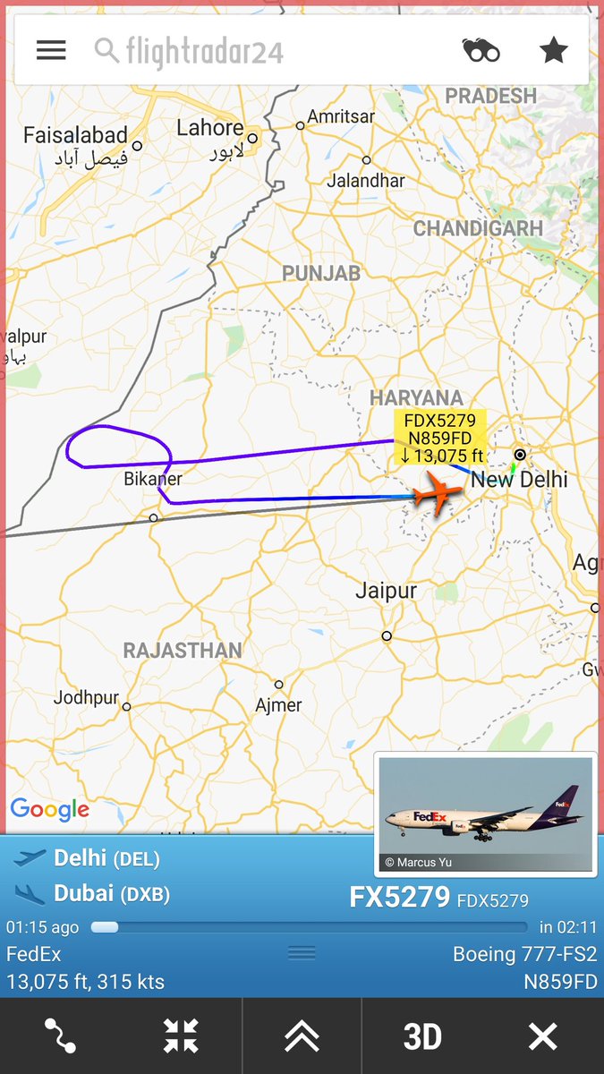 Numerous civilian flights not entering Pakistan airspace at this time. Diverting or returning to origin.   