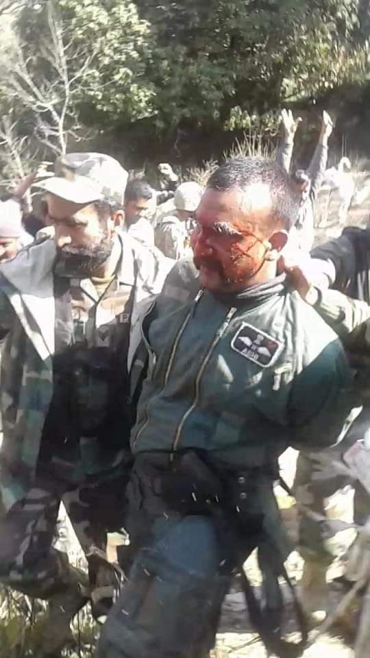 Pakistan claims this is the IAF pilot (Wing Commander Abhi Nandan) who was arrested today. 