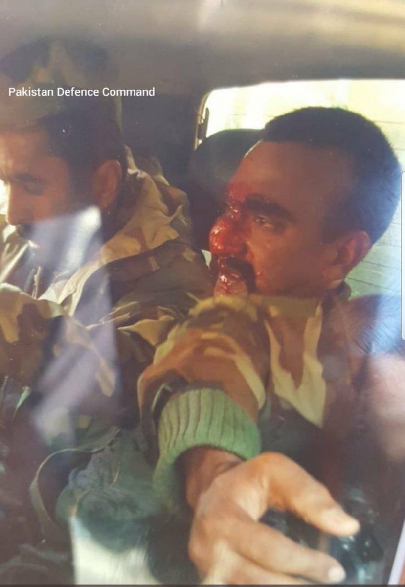 Pakistan claims this is the IAF pilot (Wing Commander Abhi Nandan) who was arrested today. 
