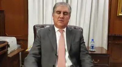 FM Shah Mehmood telling about briefing by Pakistan Army to Parliamentarians, says talked to Chinese, Iranian, Saudi leaders during briefing, Pakistan leadership stand united, fully prepared to meet any challenge   