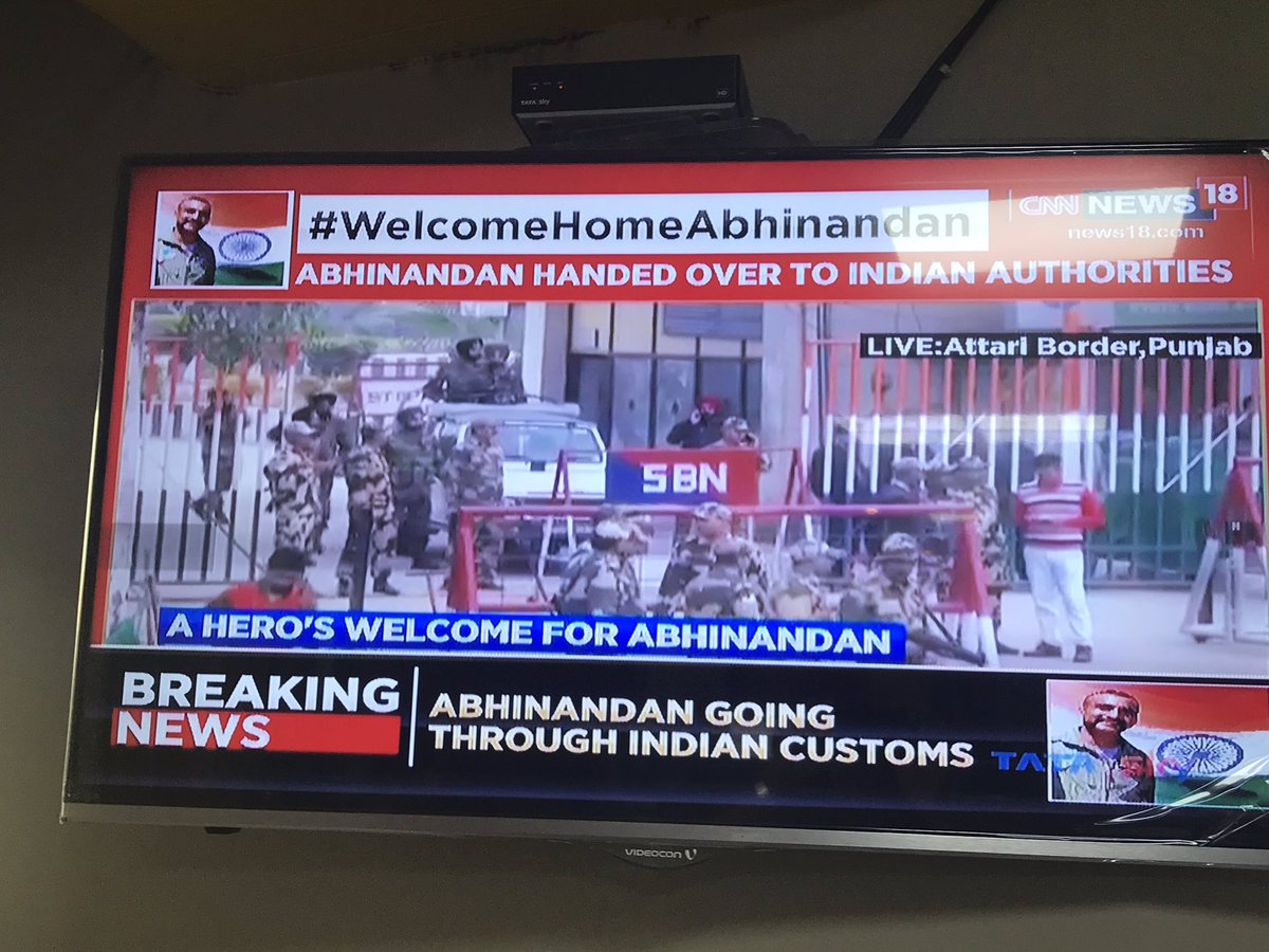Wing Commander Abhinandan must pass customs too.   