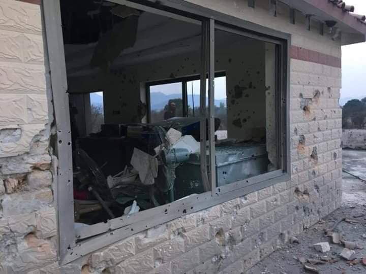 More photos from Pakistani side of LoC showing the damage done to civilian structures by Indian shelling.   