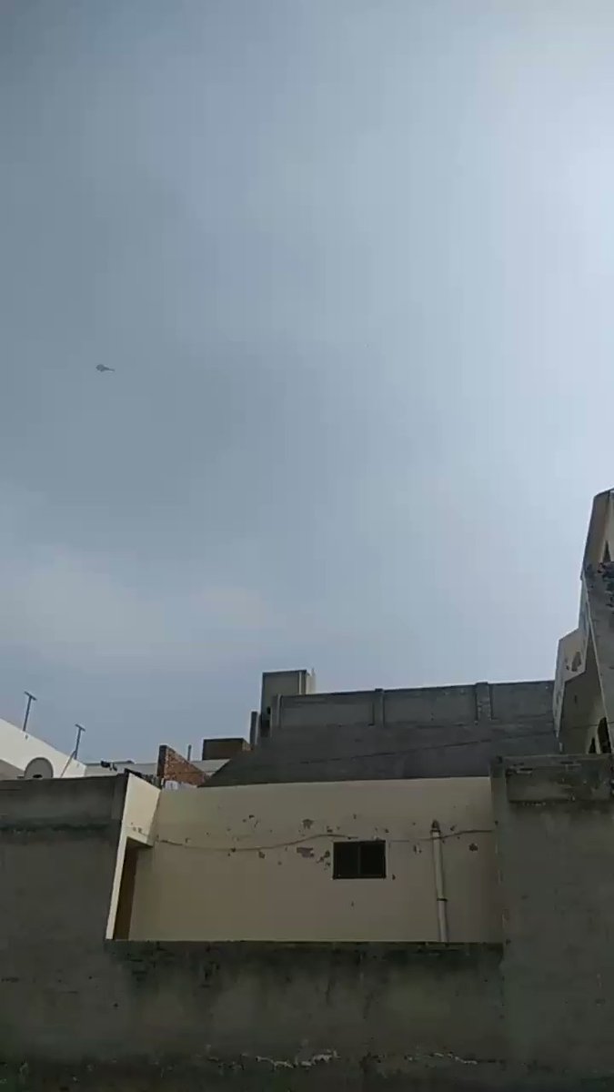 Video taken today reported to show IAF Su-30MKI roaring over Punjab, India   