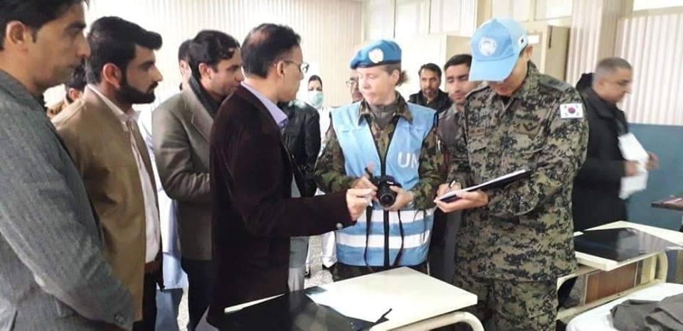 UN representatives visited Kotli in Azad Kashmir (Pakistan-administered Kashmir) to survey the area and meet the injured people following intense shelling by Indian Army at LoC