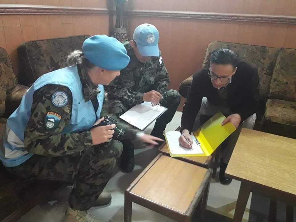 UN representatives visited Kotli in Azad Kashmir (Pakistan-administered Kashmir) to survey the area and meet the injured people following intense shelling by Indian Army at LoC