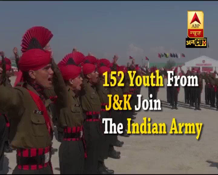 The Jammu and Kashmir Light Infantry governmentntal Center showcased its latest batch of 152  young soldiers after 1 year of strenuous training.   