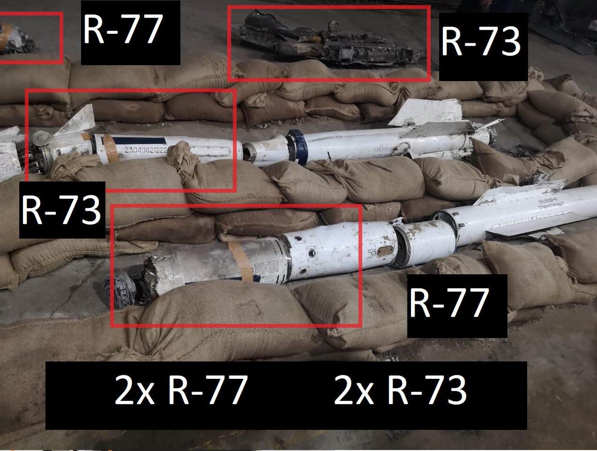 A complete debris of unused missiles from IAF MIG-21, flown by with Abhinandan Varthaman  
