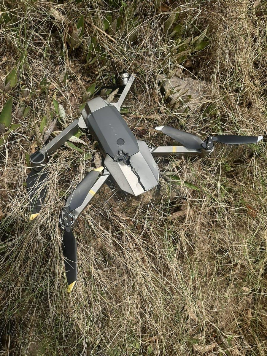 Pakistani military says it has shot down an alleged Indian quadcopter in Hot Spring sector along LoC. It claims the quadcopter intruded 850 meters on Pakistan's side of the LoC. This would be the 9th (alleged) Indian quadcopter shot down by Pakistani troops this year