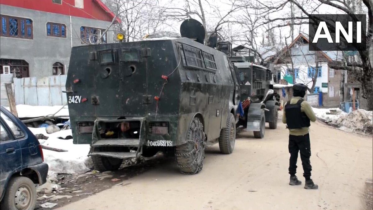 One suspected militant killed in the Shopian encounter that broke out between militants and security forces in Nadigam area of Shopian, J&K earlier today.  Visuals deferred by unspecified time