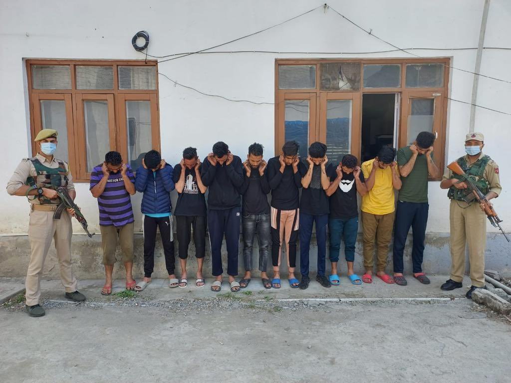 Jammu & Kashmir   10 accused have been arrested so far for anti-national sloganeering & stone-pelting outside the home of Yasin Malik prior to sentencing in Maisuma yesterday. All other areas remained peaceful: Srinagar Police