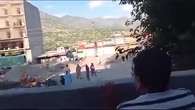 Straight firing on protestors in Azad Kashmir