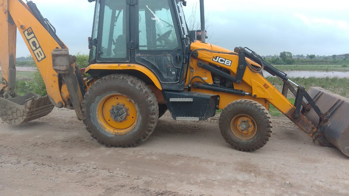 Acting against illegal mining within the district, today J&K  Police at Kathua seized 13 vehicles i.e (09 Dumpers, 03 Excavator Machines and 01 JCB' ) which were indulged in illegal mining at Ujh river Korepunnu area of PS Rajbagh
