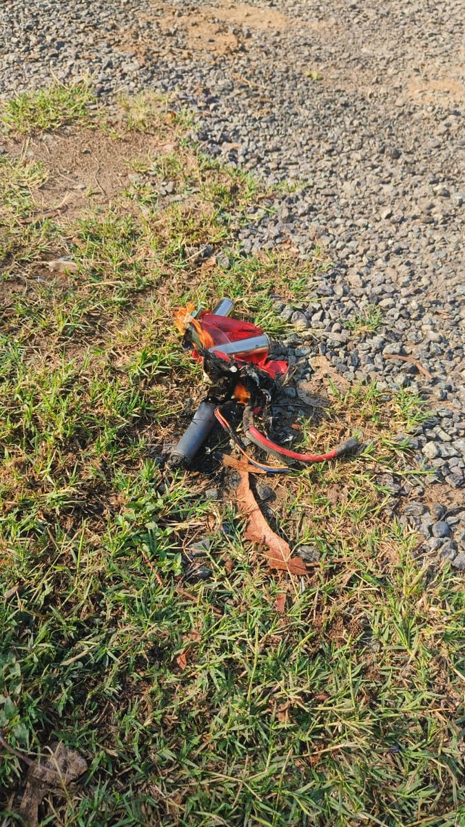 Drone debris recovered in a village in Naushera area of Jammu and Kashmir