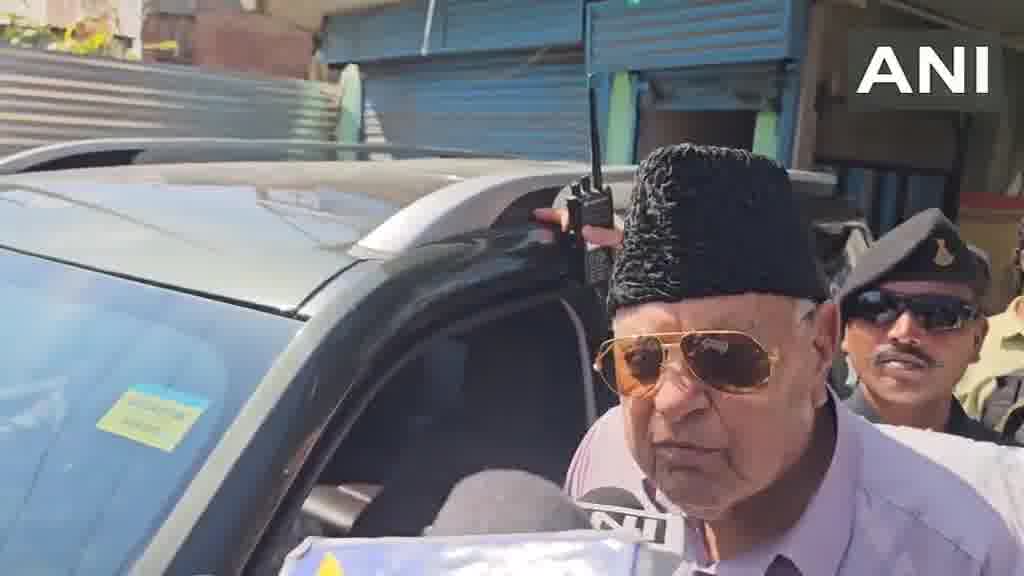 Baramulla, J&K: On protest over detention of J&K AAP President & MLA Mehraj Malik in Doda, National Conference President Farooq Abdullah says, The police and administration are under the LG. Whatever happens there, the LG will be responsible for it.