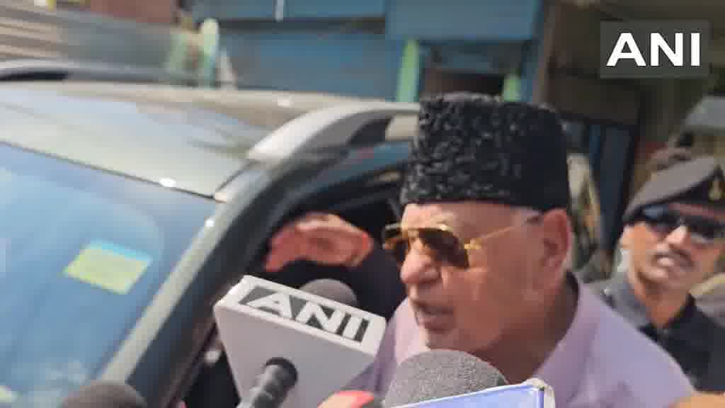 Baramulla, J&K: On protest over detention of J&K AAP President & MLA Mehraj Malik in Doda, National Conference President Farooq Abdullah says, The police and administration are under the LG. Whatever happens there, the LG will be responsible for it.