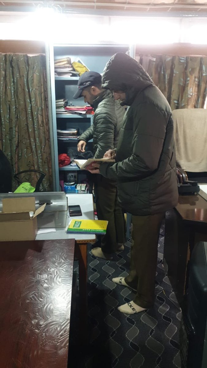 Srinagar Police conducted searches at multiple locations linked to certain associates and organizations affiliated with Jamaat-e-Islami (JeI). According to the Police, raids were conducted on Umar Sultan Guru, Mohd Abdullah Wani, son of Late Mohd Akber Wani, Gh. Mohd
